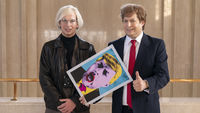 Donald Trump and Andy Warhol