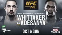 UFC 243: Whittaker vs. Adesanya