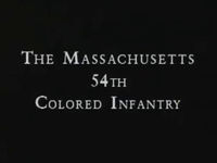 The Massachusetts 54th Colored Infantry