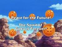 Bring Peace to the Future! Goku's Spirit is Eternal