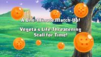 A One Minute Battle Vegeta's Life Risking Stall Tactics!