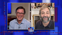 Stephen Colbert from home, with Wesley Lowery, Judd Apatow