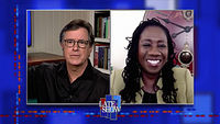 Stephen Colbert from home, with Sherrilyn Ifill, Mike Birbiglia
