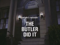 The Butler Did It (A Bird in the Hand)