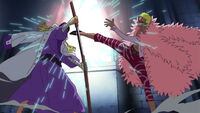 The Admiral's Decision! Fujitora vs. Doflamingo!