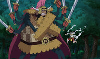 An Enemy With 800 Million Bounty – Luffy vs. Thousand Arms Cracker