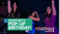 Kourtney's Pop-Up Birthday!