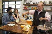 Mario Batali with Waris Ahluwalia