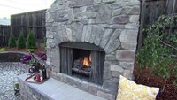 Old World Stone Wall Patio