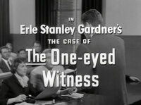 Erle Stanley Gardner's The Case of the One-eyed Witness