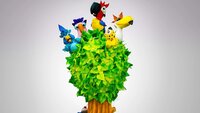 Exotic Bird and Absinthe Cake