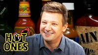 Jeremy Renner Goes Blind in One Eye While Eating Spicy Wings