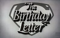 The Birthday Letter