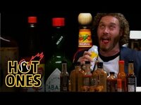 T.J. Miller Talks Deadpool, Hecklers, and Relationship Advice While Eating Spicy Wings