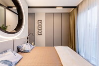 Спальня в пространстве без дверей