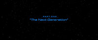 Part One: "The Next Generation"