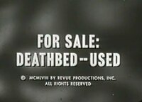 For Sale: Deathbed -- Used