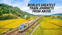 World's Greatest Train Journeys from Above