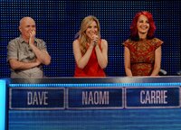 Christian O'Connell, Carrie Grant, Naomi Wilkinson, Dave Johns
