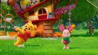 Piglet and the Kite