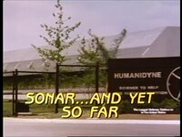 Sonar... And Yet So Far