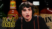 Finn Wolfhard Embraces Insanity While Eating Spicy Wings