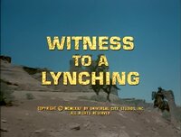 Witness to a Lynching