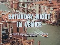 Saturday Night in Venice
