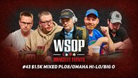 Event #43 $1.5K Mixed PLO8 / Omaha Hi-Lo / Big O