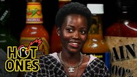 Lupita Nyong'o Feels Every Emotion While Eating Spicy Wings