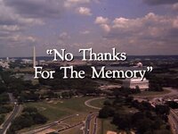 "No Thanks for the Memory"