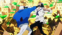 Garp and Kuzan - A Master and a Pupil's Beliefs Clash