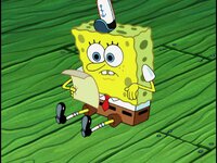 Restraining SpongeBob