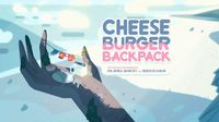 Cheeseburger Backpack
