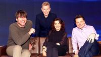 Chris Hollins, Deirdre O'Kane, Alex James