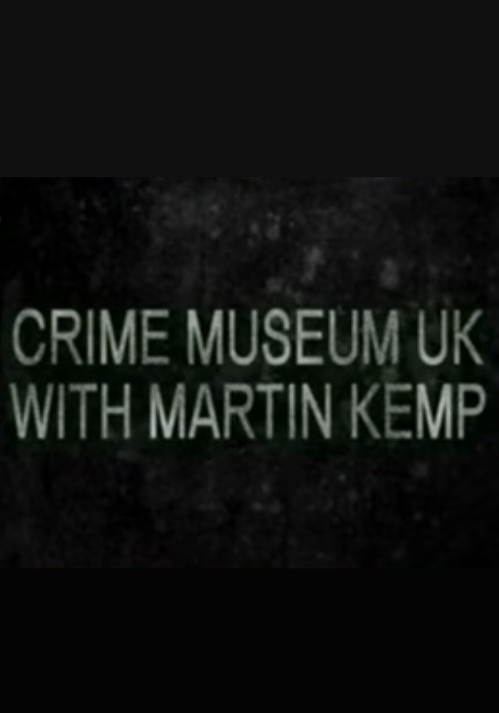 Crime Museum UK poster