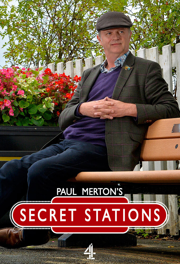 Paul Merton's Secret Stations – official series poster, Channel 4