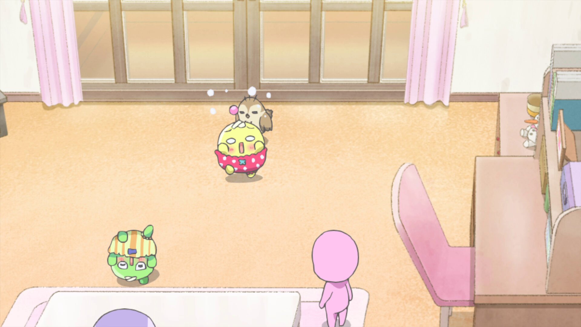PriPri Chi-chan!! S1 E30 – Peck, Peck, Peck! Taking Care of Pii-chan!