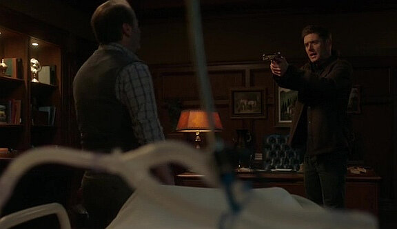 Chris Patrick-Simpson, Jensen Ackles, Supernatural S14E05
