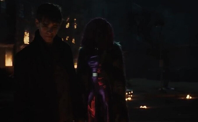 Brenton Thwaites, Anna Diop, Titans S01E07