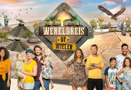 Wereldreis Op Wielen poster