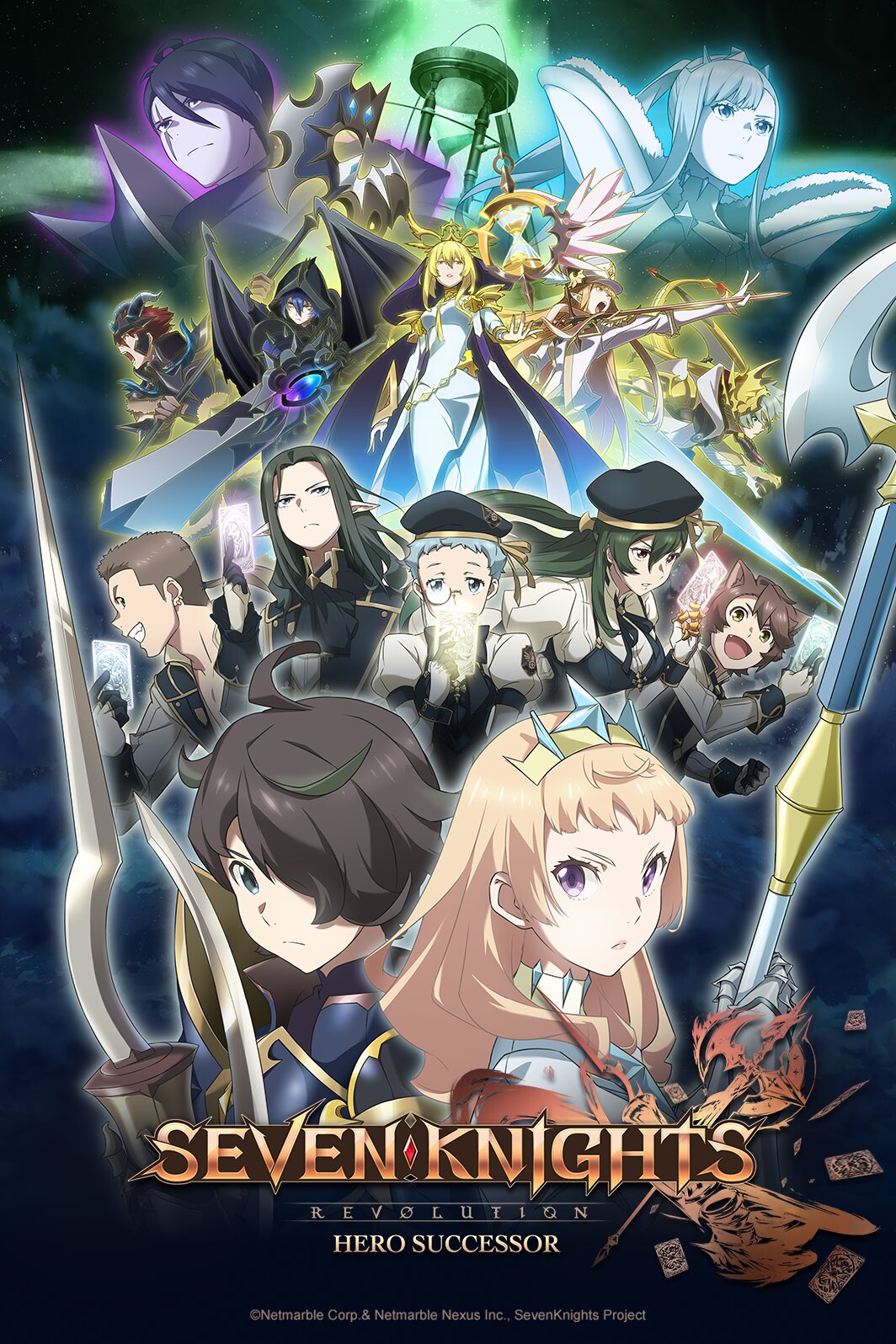 Seven Knights Revolution: Hero Successor – official series poster, Tokyo MX