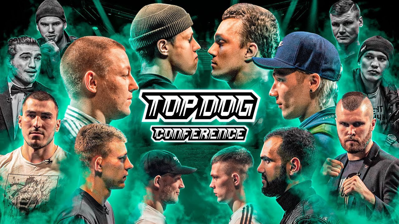Top Dog Fighting Championship S8 Special – Регбист - Тарасов, Золотой - Анубис, Заботин - Черкес | Конференция TDFC8
