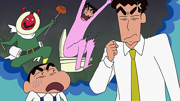 Crayon Shin-chan S2016 E08 – It Involves His Manliness / Going to Find Miss Nanako
