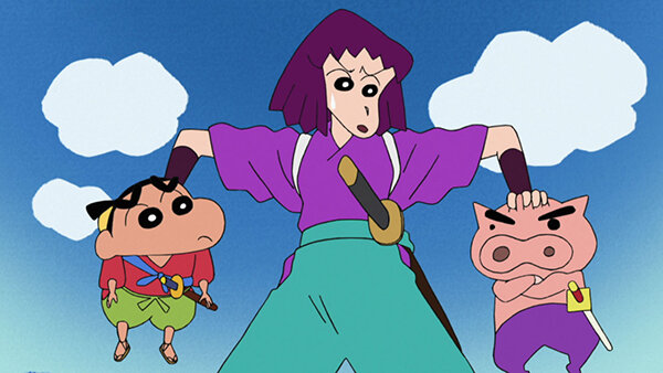 Crayon Shin-chan S2016 E21 – Growing Edamame / The Adventures of Buriburizaemon: The National Unification Chapter