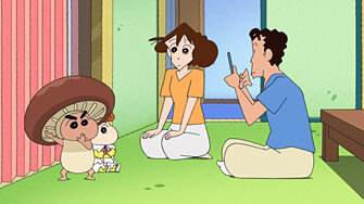 Crayon Shin-chan S2015 E17 – Taking a Lock Screen Photo / Here Comes Zakiyama-san