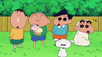 Crayon Shin-chan S2014 E09 – Lost Piggy / Sommelier's Rental Shop