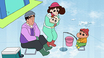 Crayon Shin-chan S2014 E03 – Wakasagi Fishing / Action Mask has Unknown Whereabouts
