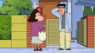 Crayon Shin-chan S2014 E04 – Daddy Doesn't Have Sunday / Lunch Art Showdown