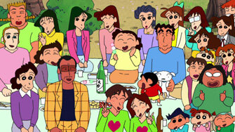 Crayon Shin-chan S2012 E11 – Lost at the Cherry Blossom Viewing / SHIN-MEN Nursing Strategy!